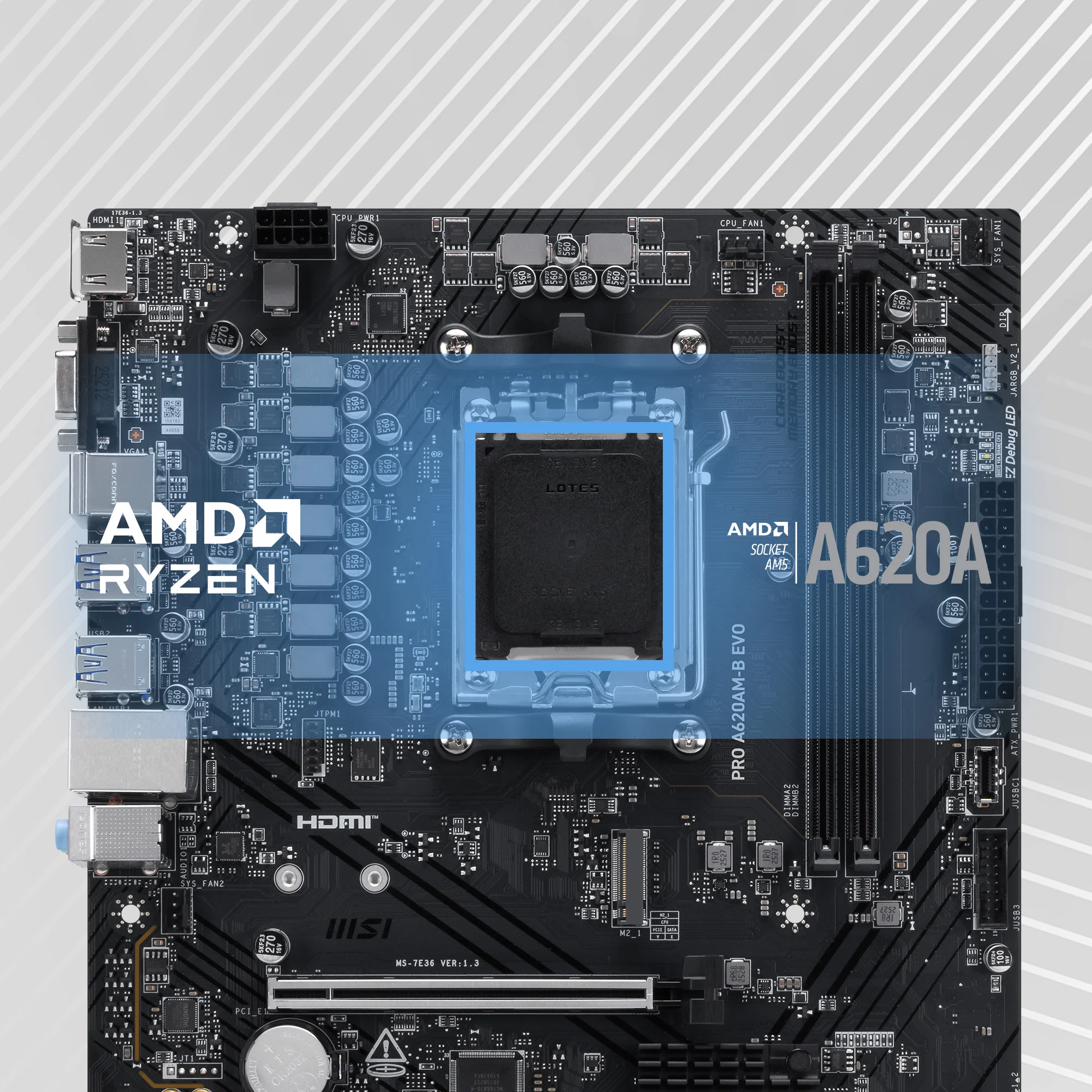 Document AMD Ryzen 9000 / 8000 / 7000 Serisi ��lemcileri Destekler PRO A620AM-B EVO anaka
