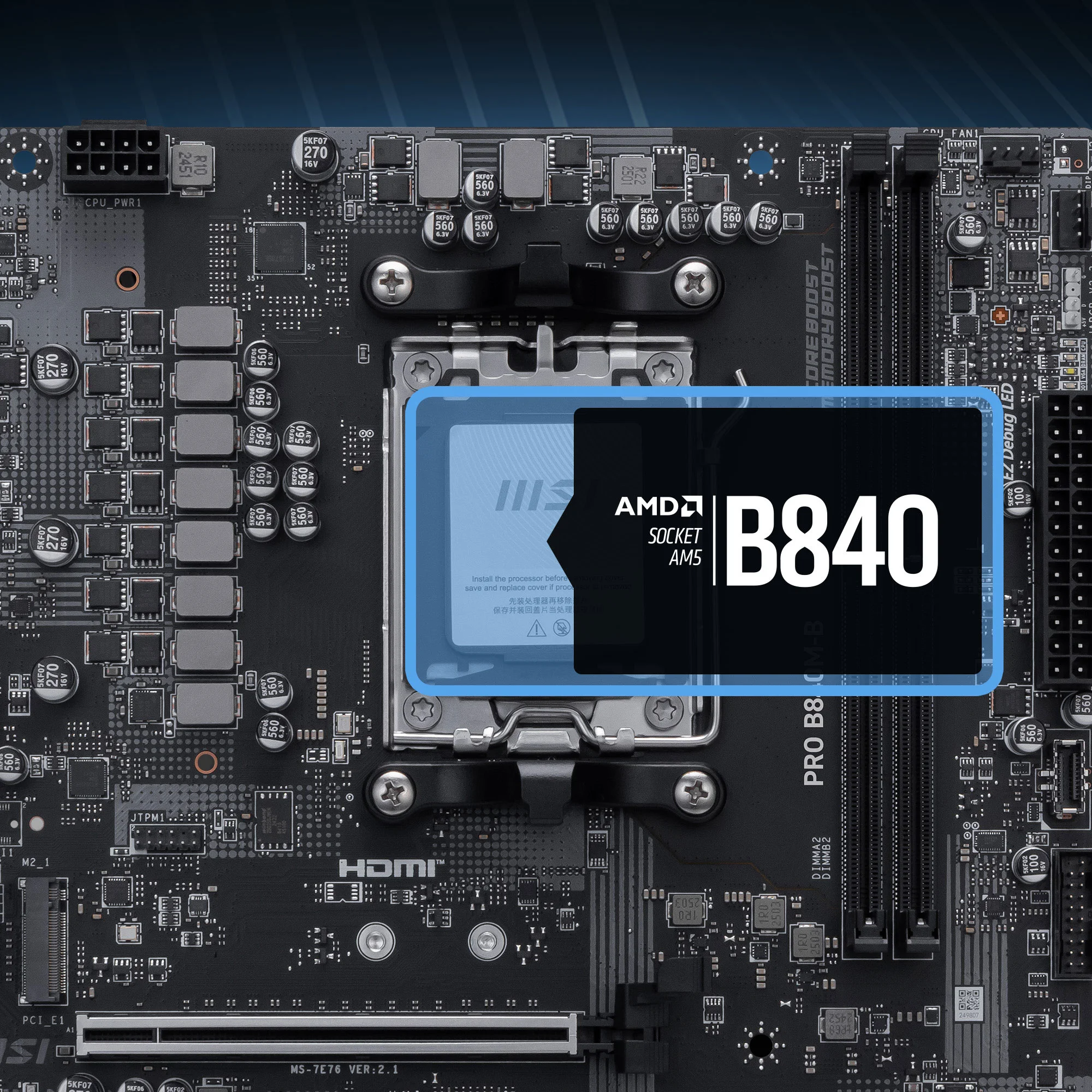 Document AMD Ryzen 9000 / 8000 / 7000 serisi masa�st� i�lemcileri destekler. PRO B840M-B