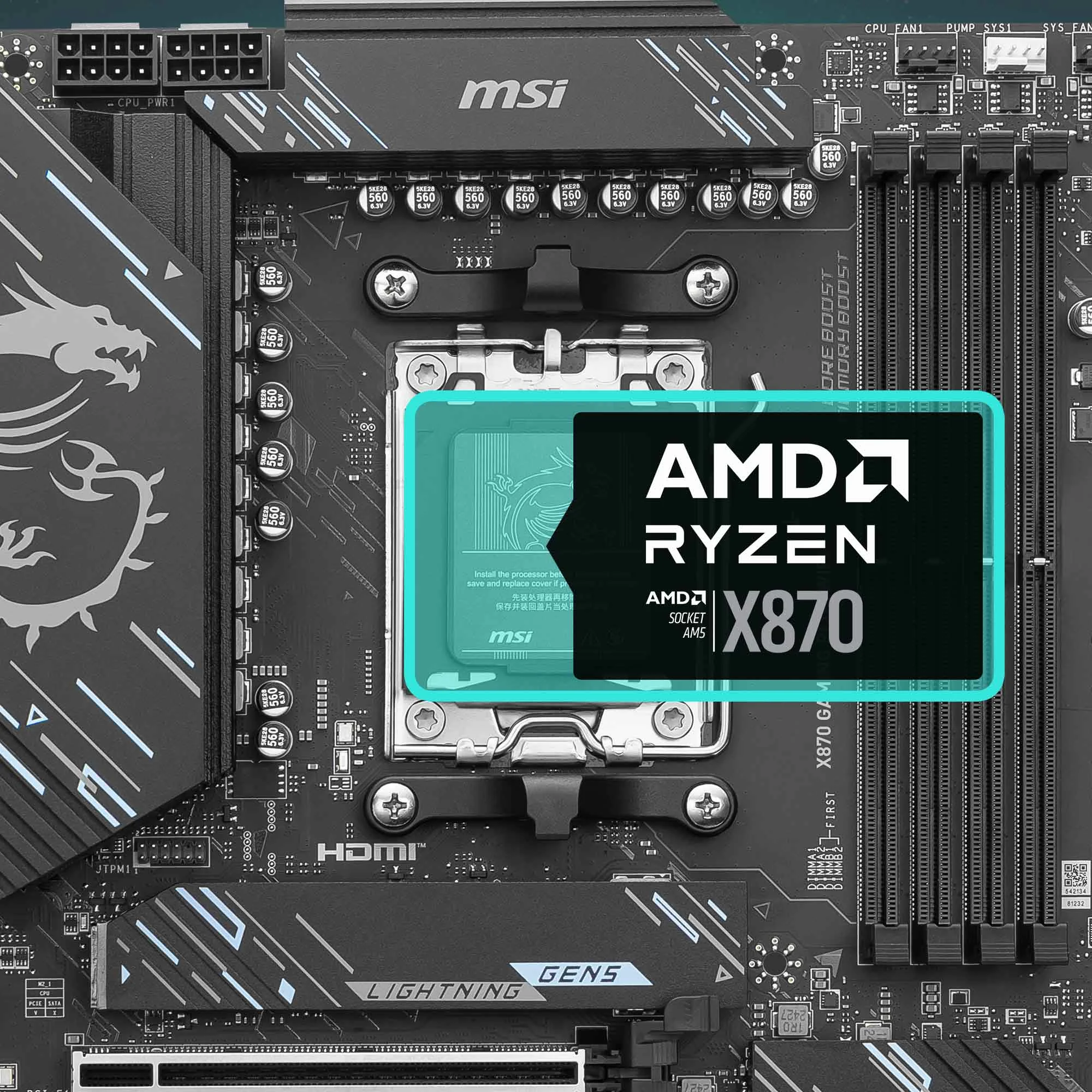 Document AMD Ryzen 9000 / 8000 / 7000 serisi masa�st� i�lemcileri destekler. X870 GAMING