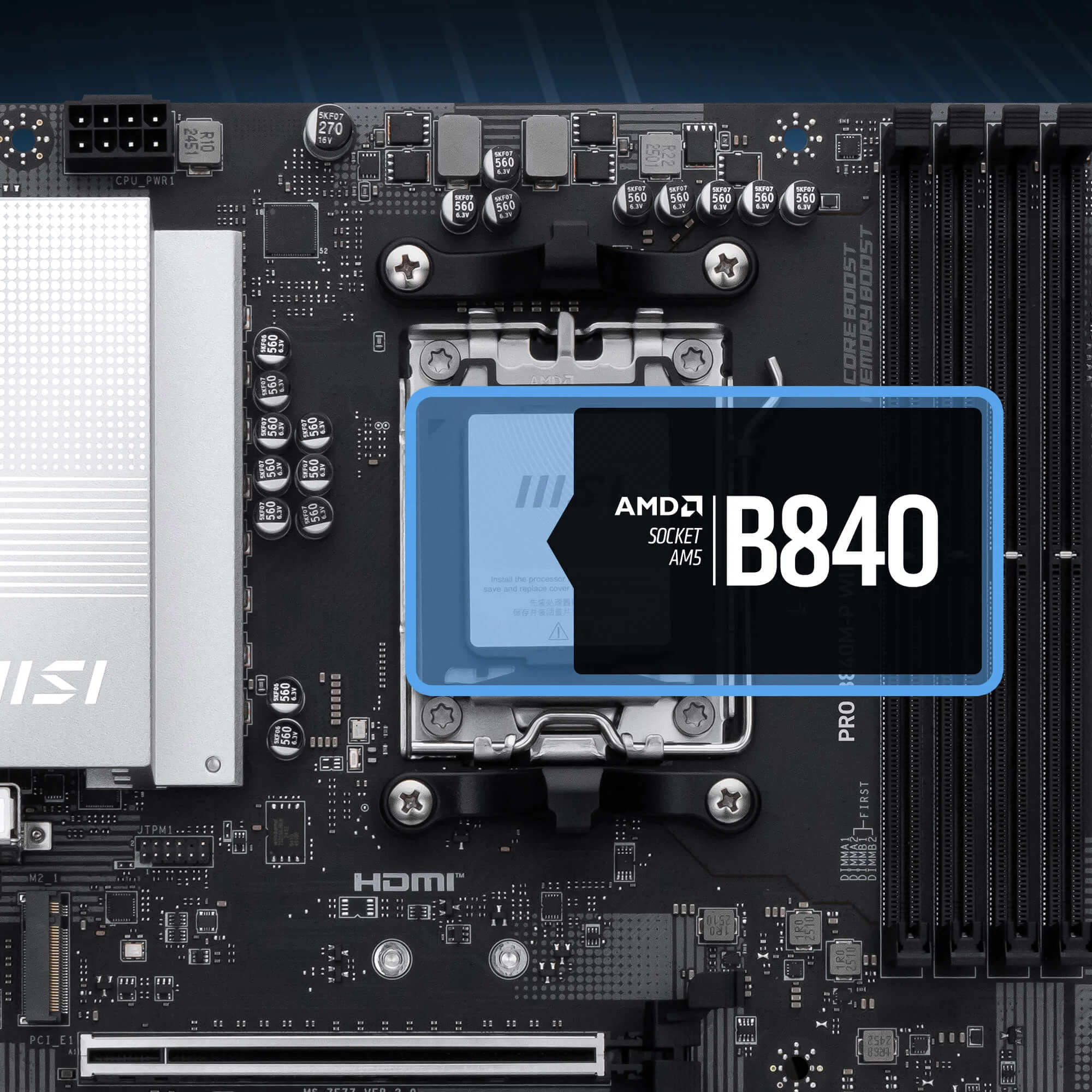 Document AMD Ryzen 9000 / 8000 / 7000 serisi masa�st� i�lemleri destekler PRO B840M-P WIF