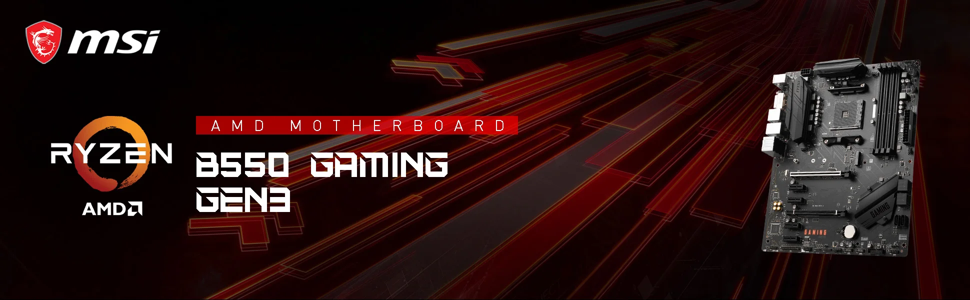 B550 GAMING GEN3 B550 GAMING GEN3 Ryzen 5000 i�in haz�r B550 GAMING GEN3, AMD Ryzen 5000 i�lemc