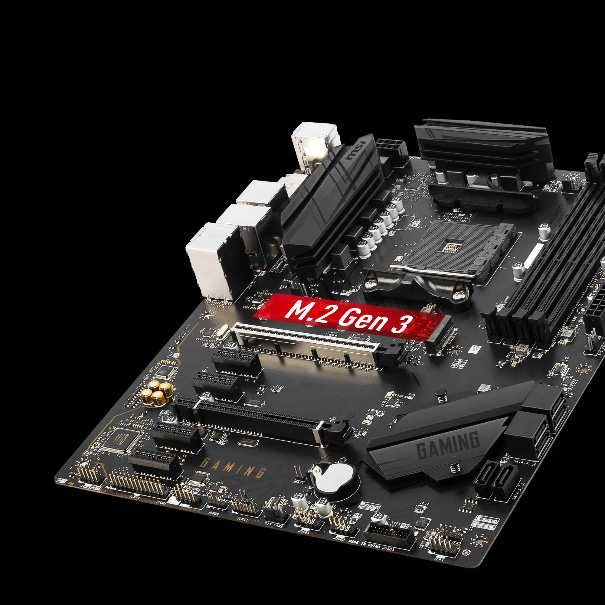 B550 GAMING GEN3 GEN3 M.2 KONNEKT�RLER� MSI PCI Express Steel Armor slotlar�, a��r ekran kartlar�