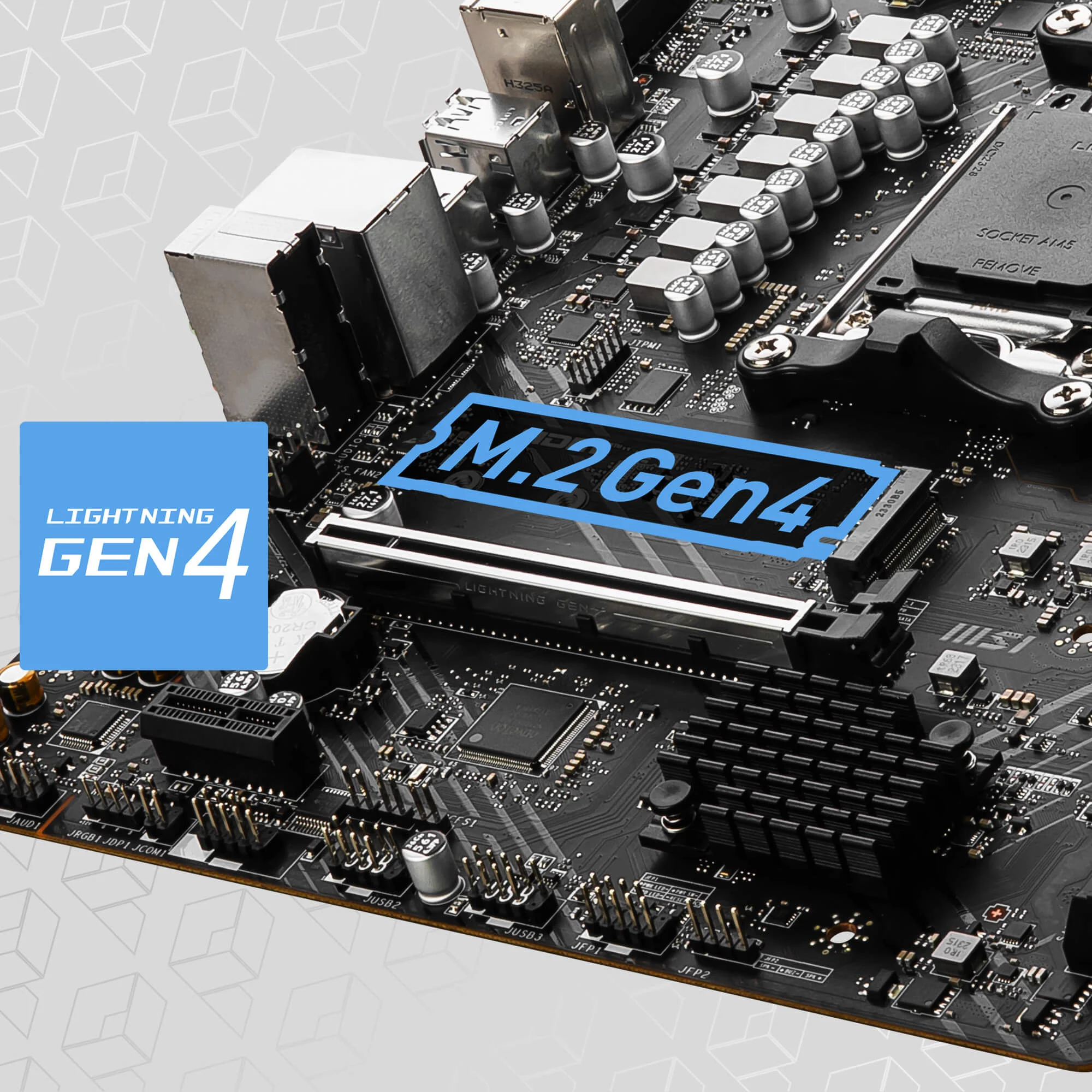 Document Gen4 M.2 Connector PRO A620M-B anakart MSI'�n Gen4 M.2 slotlar� ile gelir: 1 x G