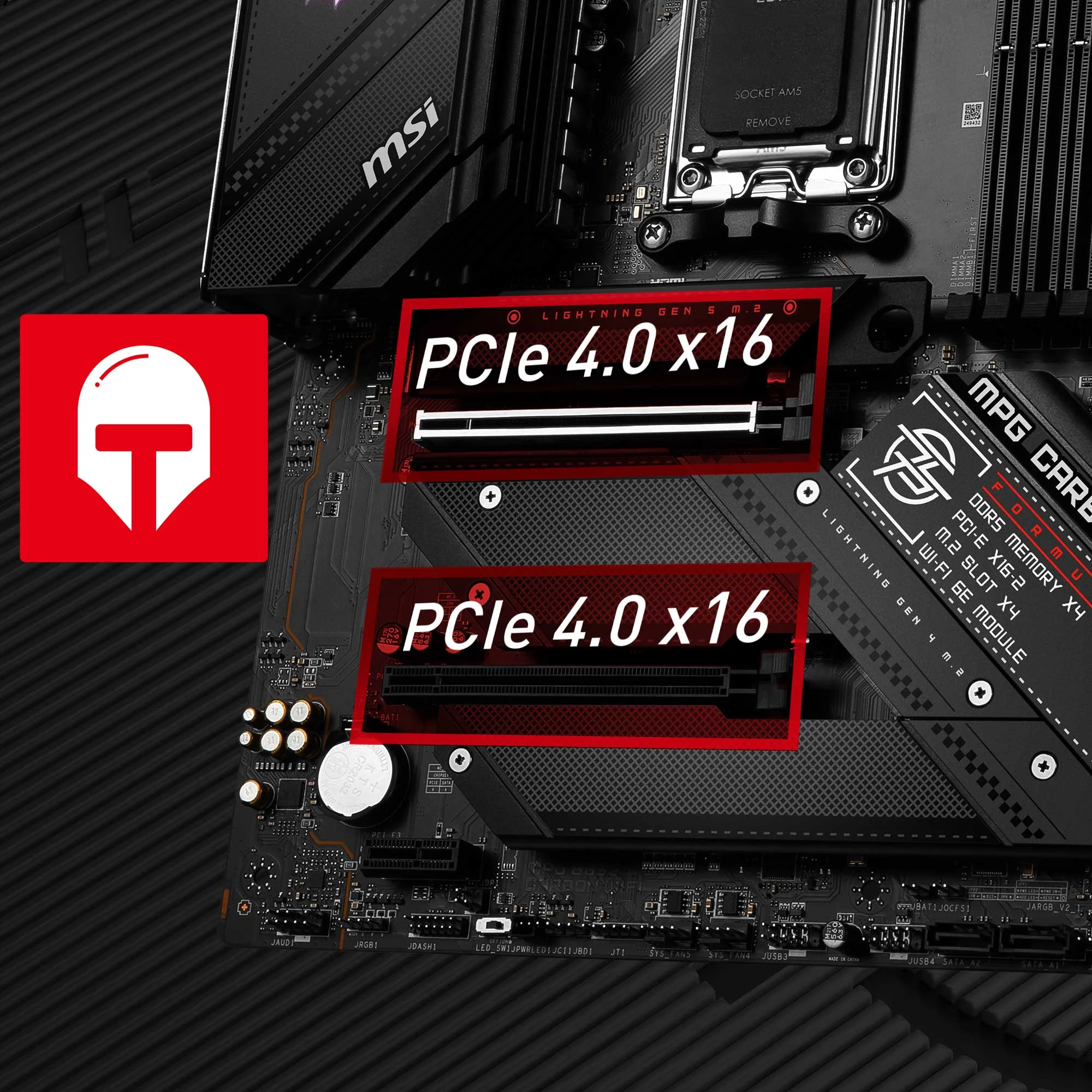 Document G��LEND�R�LEN PCI-E 4.0 X16 MSI PCI Express Steel Armor yuvalar� anakarta ekstra
