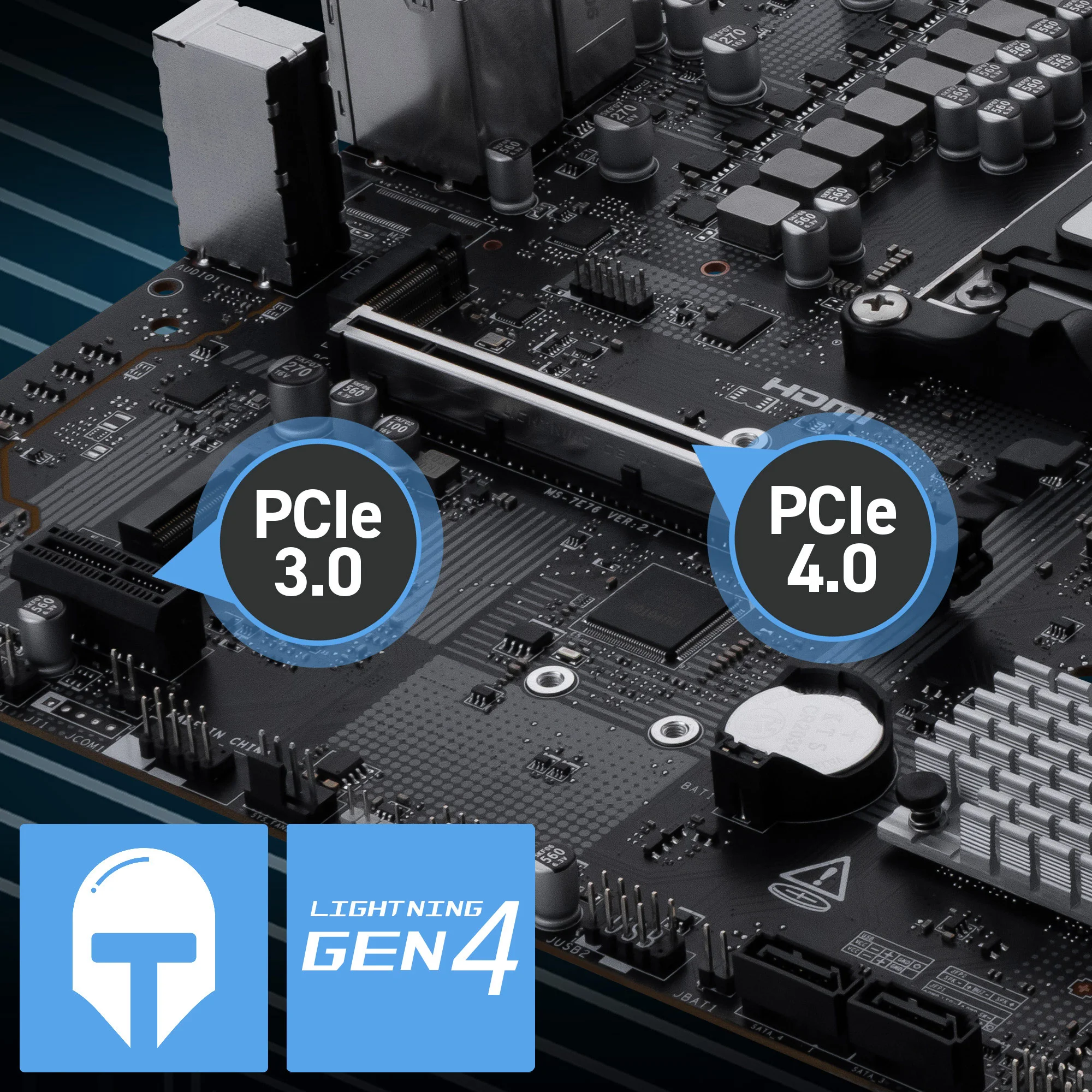 Document G��lendirilmi� PCIe 4.0 x16 Slotu MSI PCI Express Steel Armor yuvalar� anakart �
