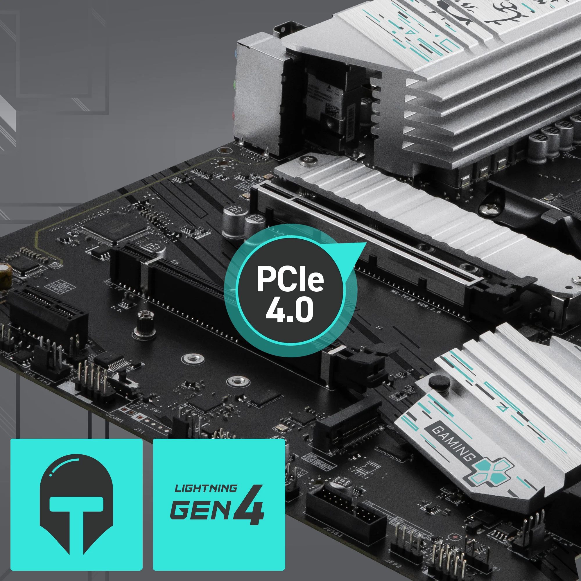 Document G��lendirilmi� PCIe 4.0 x16 Slotu MSI PCI Express Steel Armor yuvalar�, anakart