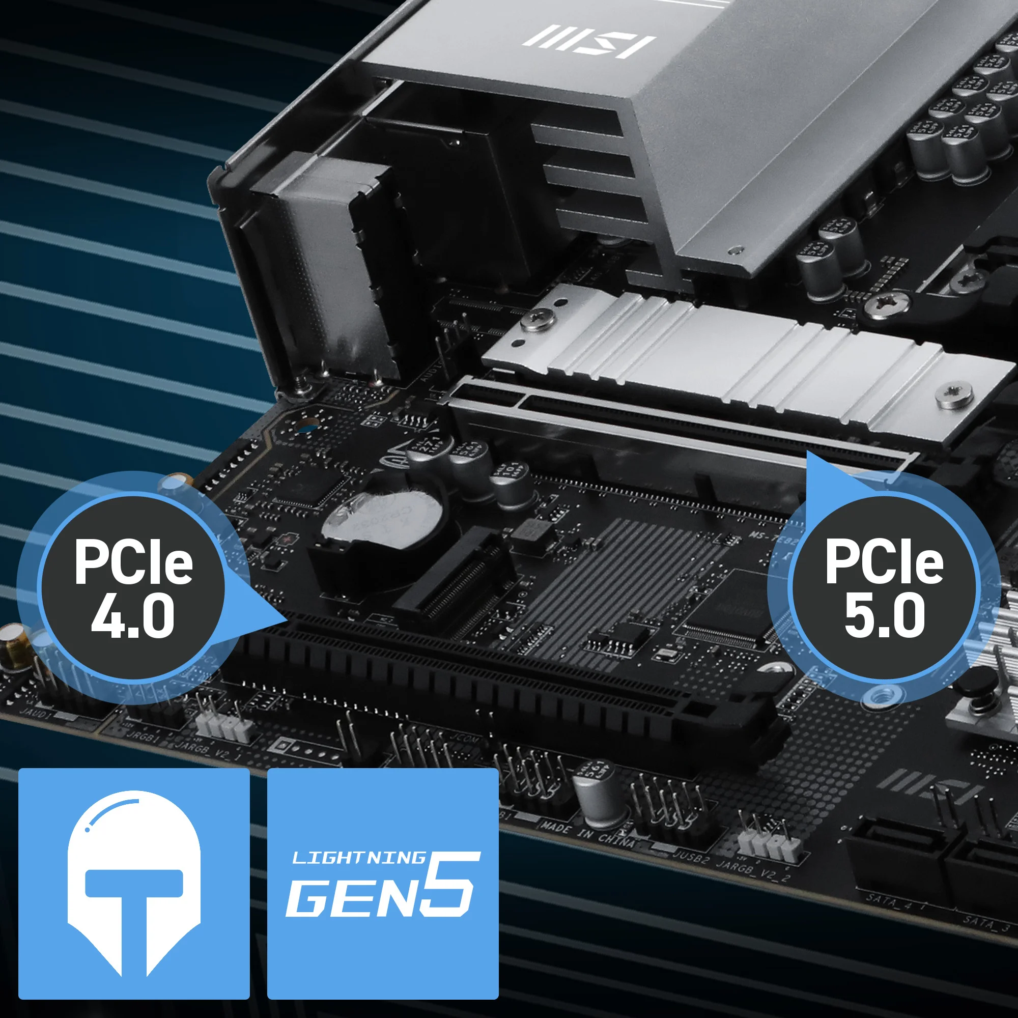 Document G��lendirilmi� PCIe 5.0 x16 Slotu MSI PCI Express Steel Armor II slotu anakart �