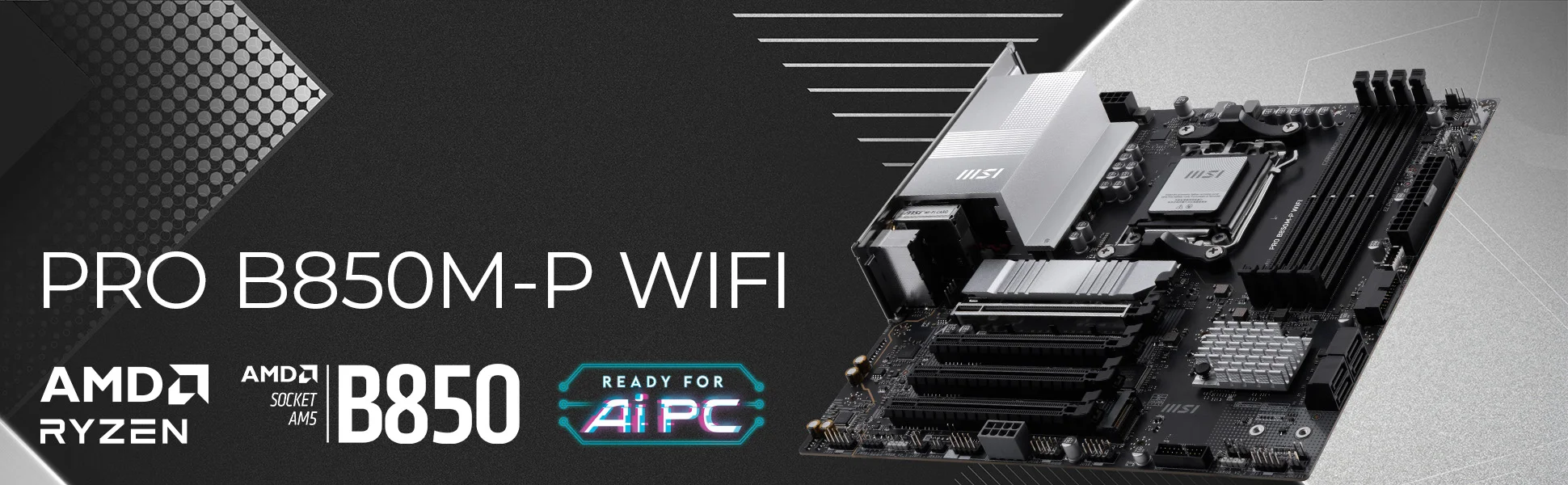 Document ��yerinde Zerafet PRO B850M-P WIFI, AMD Ryzen 9000 / 8000 / 7000 serisi masa�st�