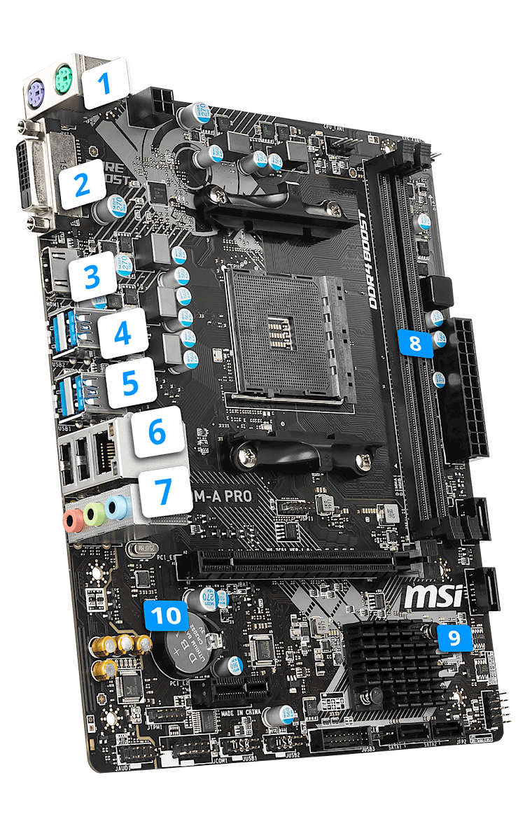 A320M-A PRO MSI A320M-A PRO overview
