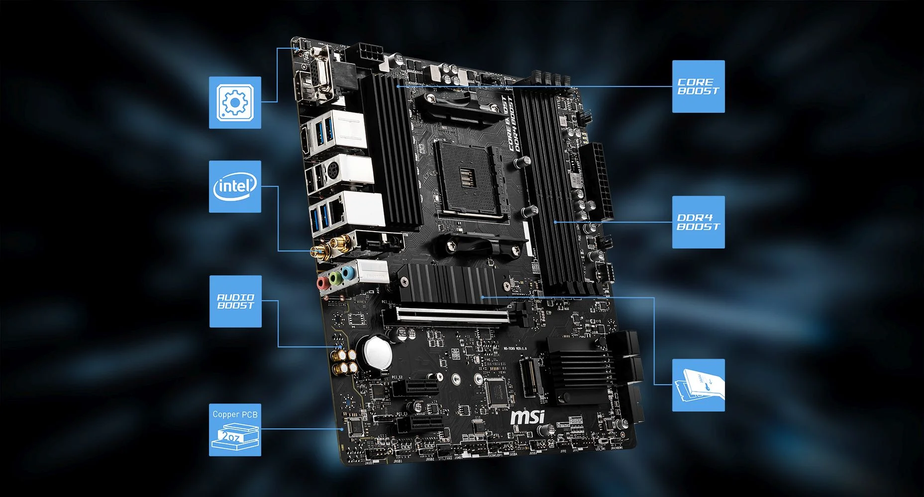 B550M PRO-VDH WIFI MSI B550M PRO-VDH WIFI overview