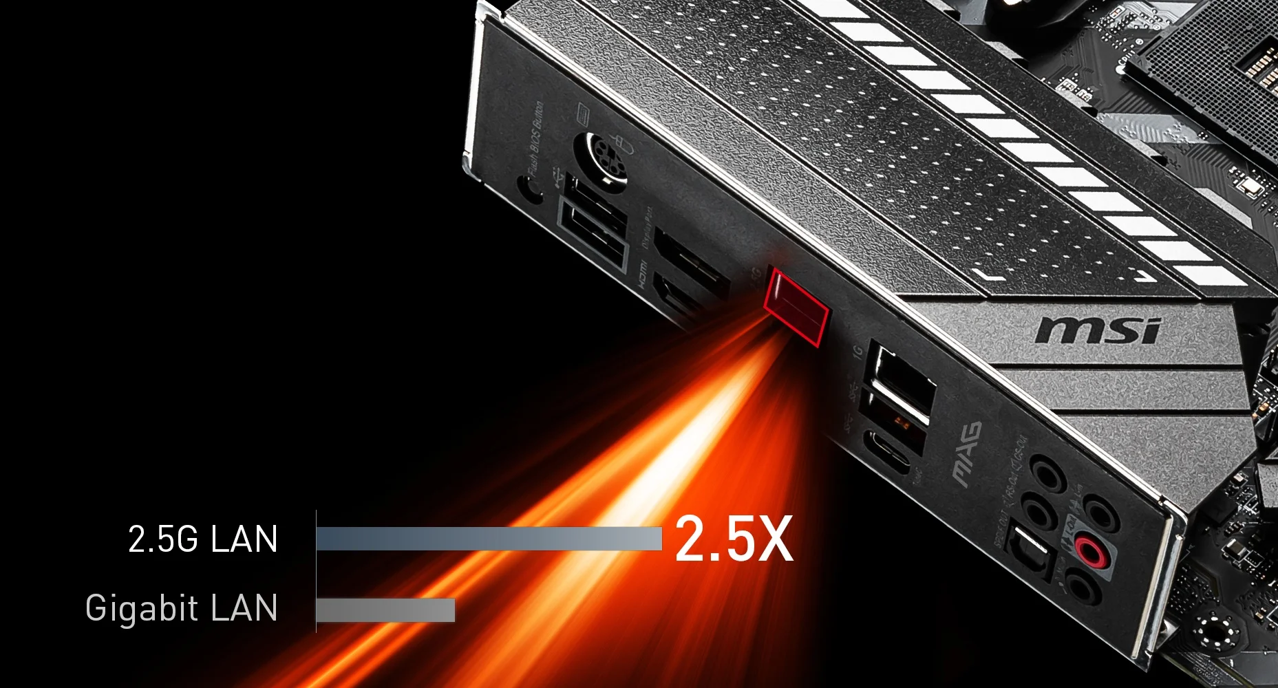 MAG B550 TOMAHAWK MSI MAG B550 TOMAHAWK DUAL LAN WITH 2.5G LAN