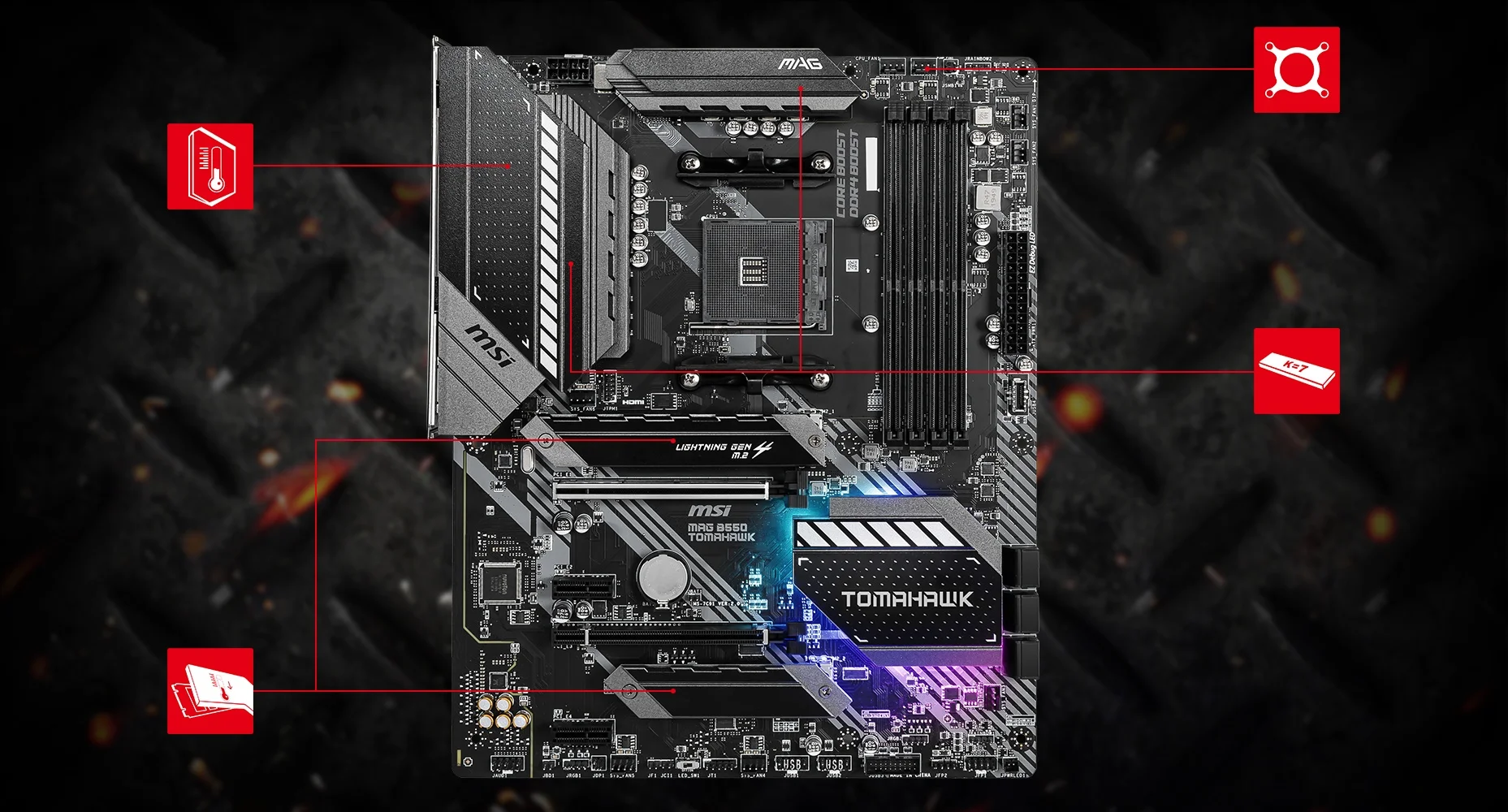 MAG B550 TOMAHAWK MSI MAG B550 TOMAHAWK THERMAL overview