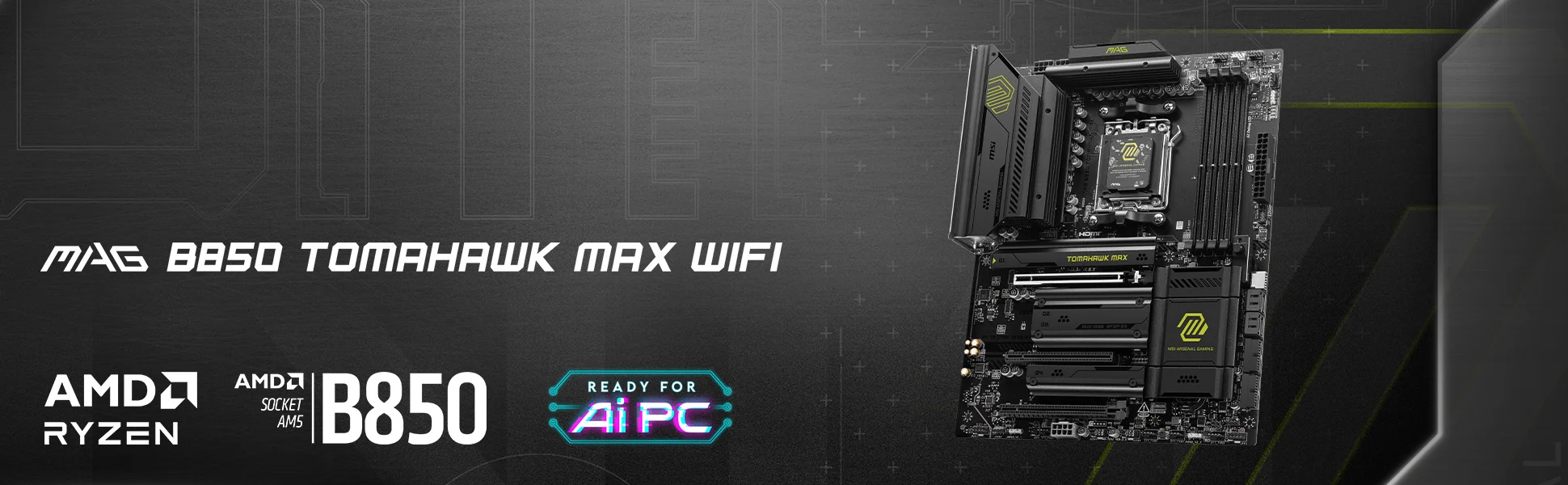 Document Sa�lam Temel, Dayan�kl� Yap�. MAG B850 TOMAHAWK MAX WIFI, 14 Duet Rail G�� Siste