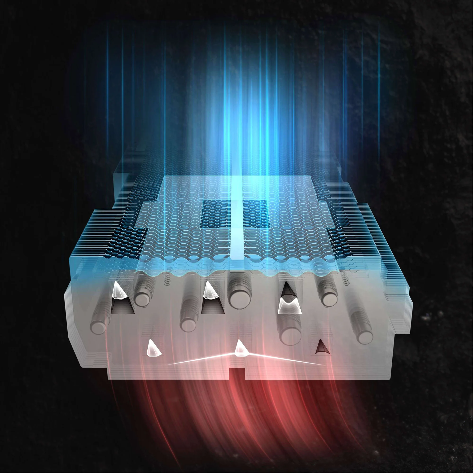 Document AIRFLOW CONTROL Farkl� so�utucu kanatlar�, istenmeyen hava ak��� harmoniklerini