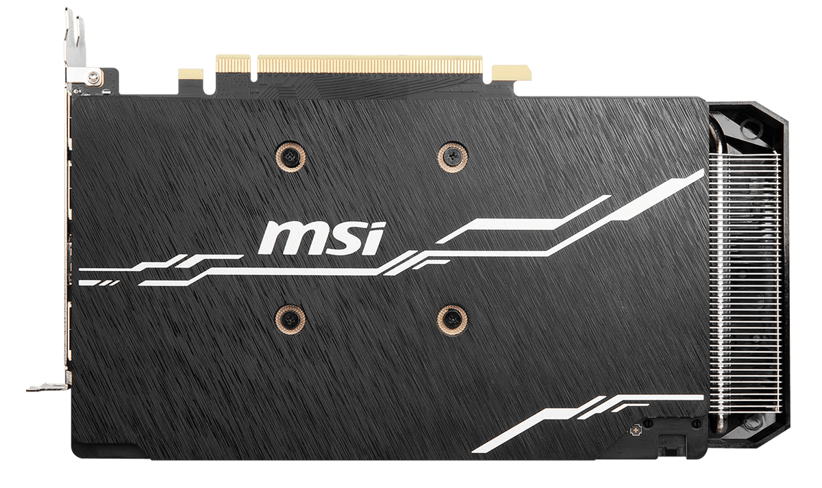 NVIDIA TURING? M�MAR�S� Msi RTX 2060 Ventus GP backplate