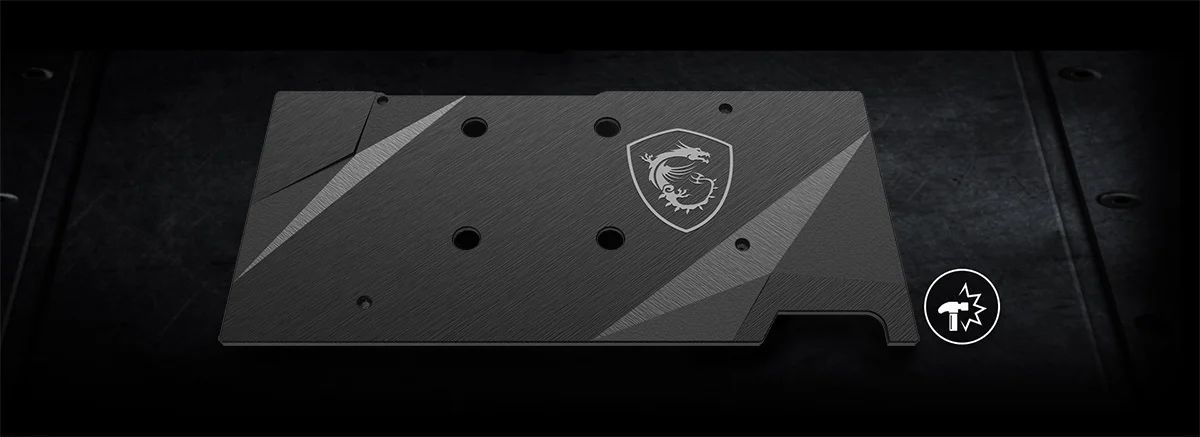 Radeon RX 6750 XT MECH 2X 12G OC msi RX 6750 XT Mech 2X 12G Backplate