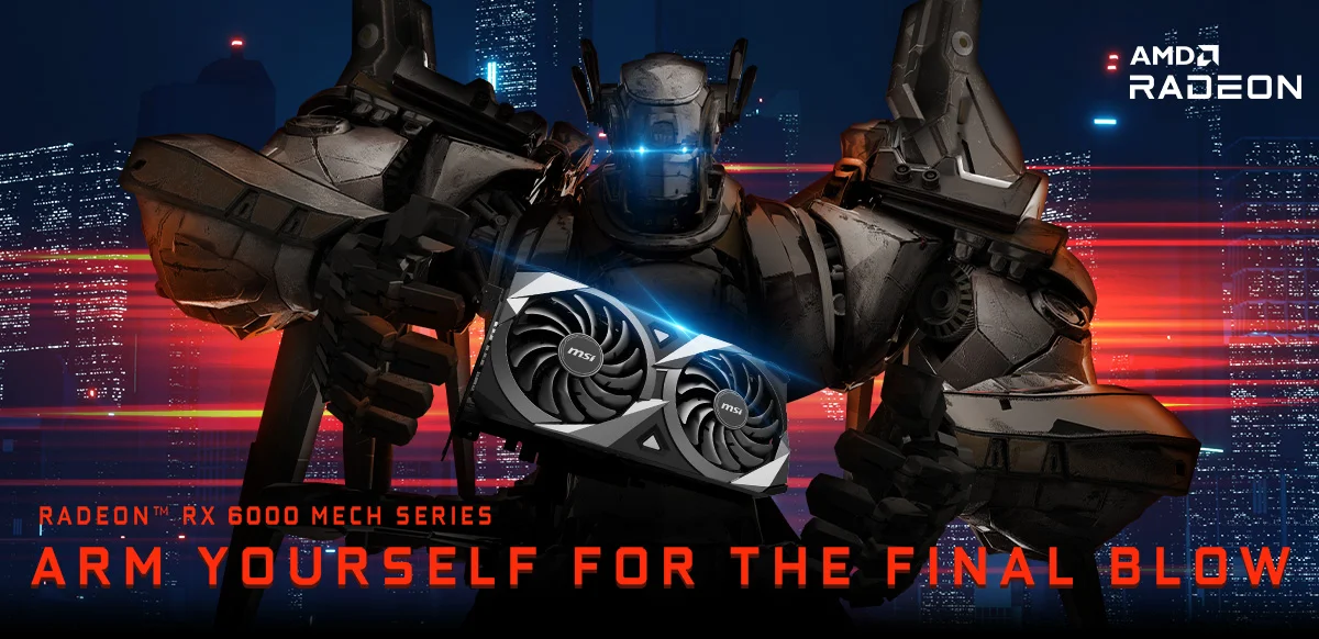 Radeon RX 6750 XT MECH 2X 12G OC msi RX 6750 XT Mech 2X 12G banner