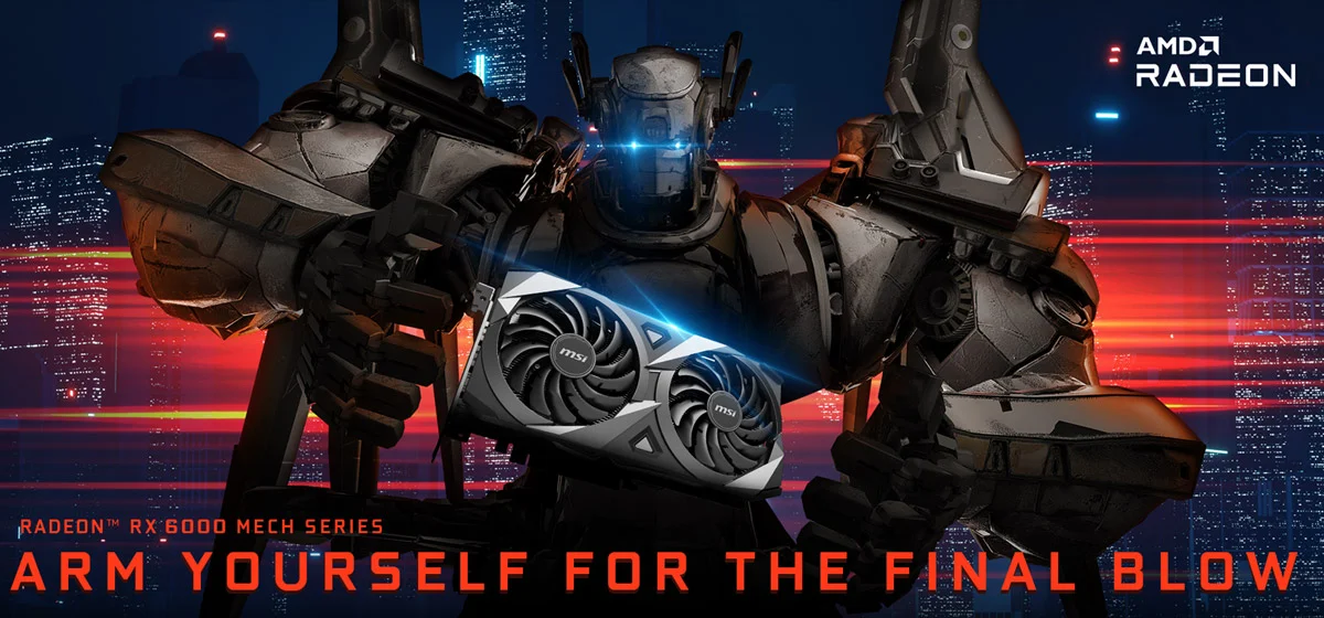 Radeon RX 6600 XT MECH 2X 8G msi RX6600XT Mech 2x banner