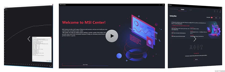 MSI �zenle Geli�tirildi. - Kullan�m� Kolay! MSI CENTER T�M �ZELL�KLER B�R ARAYA TOPL