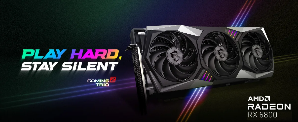 Radeon RX 6950 XT GAMING X TRIO 16G Play Hard Stay Silent