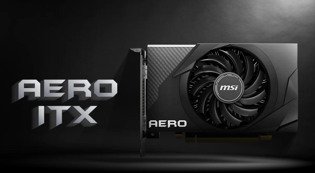 GeForce RTX 3060 Ti AERO ITX Radeon RX 6400 AERO ITX 4G