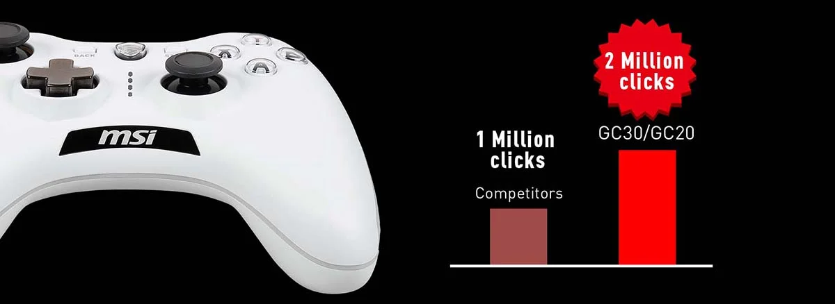 GC30 V2 msi gc20 v2 white click longer life