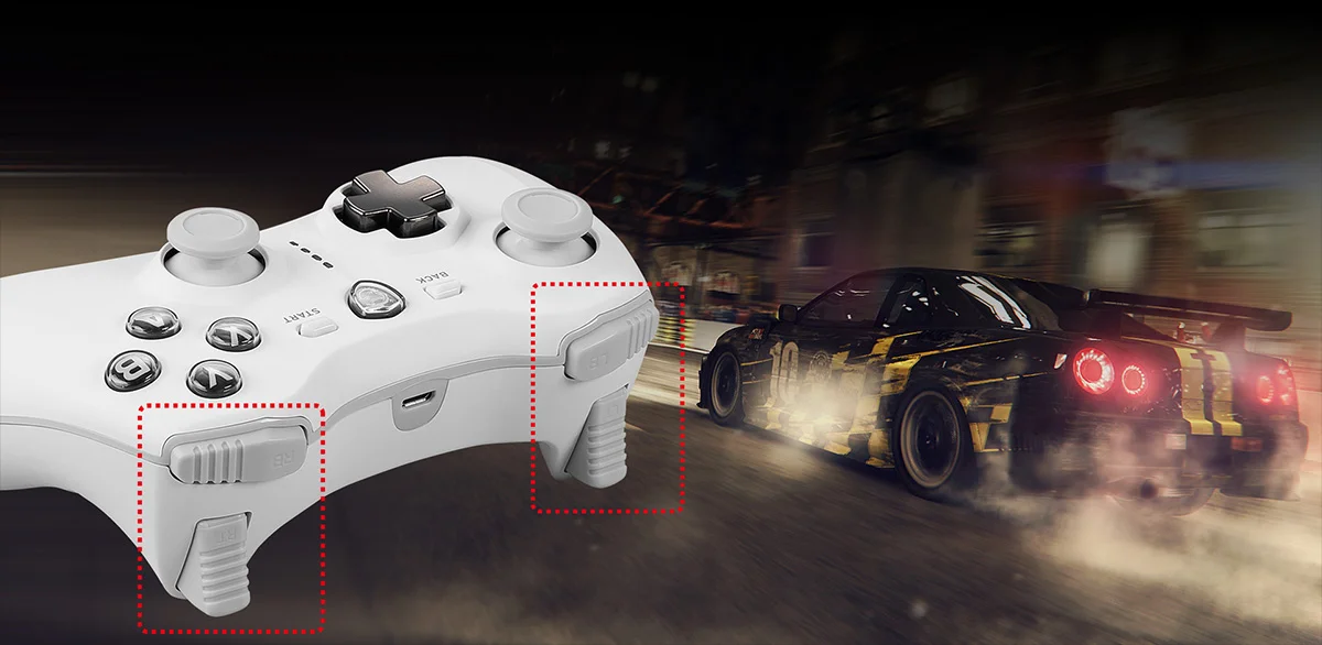 GC30 V2 White msi gc30 white gaming controller