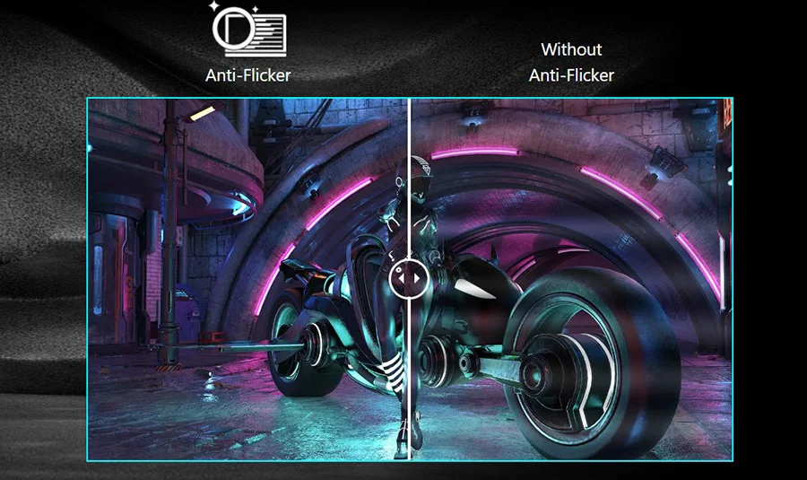 g2412f anti flicker teknolojisi