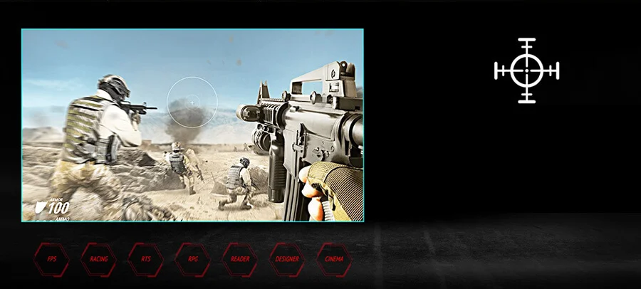 g2712 gaming mode oyun tarzinizi secin