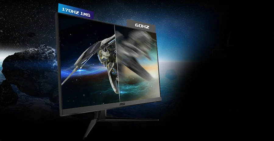 g2722 170hz tazeleme orani 1ms tepki suresi