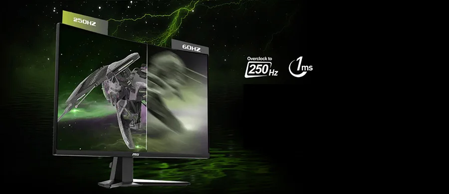 mag 27c6x 250hz oc tazeleme orani 1ms tepki suresi