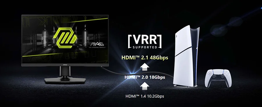 mag 322urdf e16 konsol modu hdmi 2 1