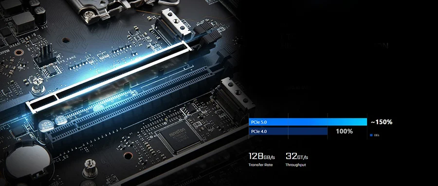 MPG INFINITE X2 13FNUI-289TR mpg infinite x2 13fnui 289tr en yeni pcie 5 0 yuksek hizli aktarim arayuzu
