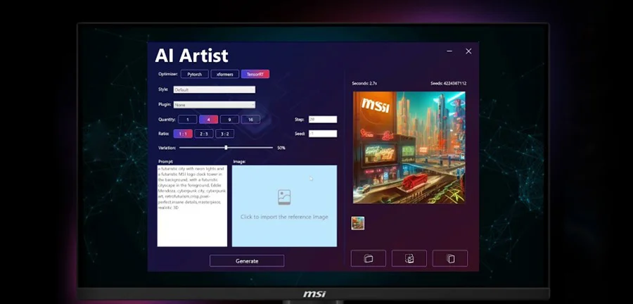 MPG Infinite X2 14NUF7-470EU mpg infinite x2 14nuf7 470eu msi ai artist
