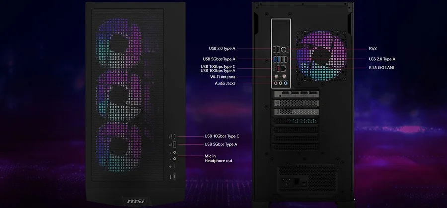 MPG INFINITE X3 AI 2NVZ9-028EU mpg infinite x3 ai 2nvz9 028eu odun vermeyen portlar