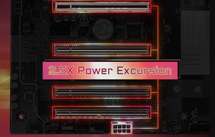 MPG INFINITE Z3 9NVPR7-105EU mpg infinite z3 9nvpr7 105eu destek pcie gucu