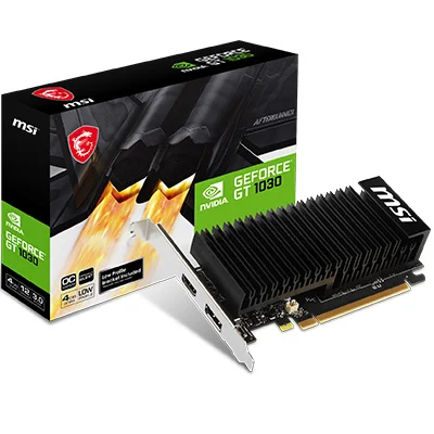 MSI GeForce GT 1030 4GHD4 LP OC �ekirdek/Bellek Core Clocks: Boost 1430 MHz Memory S