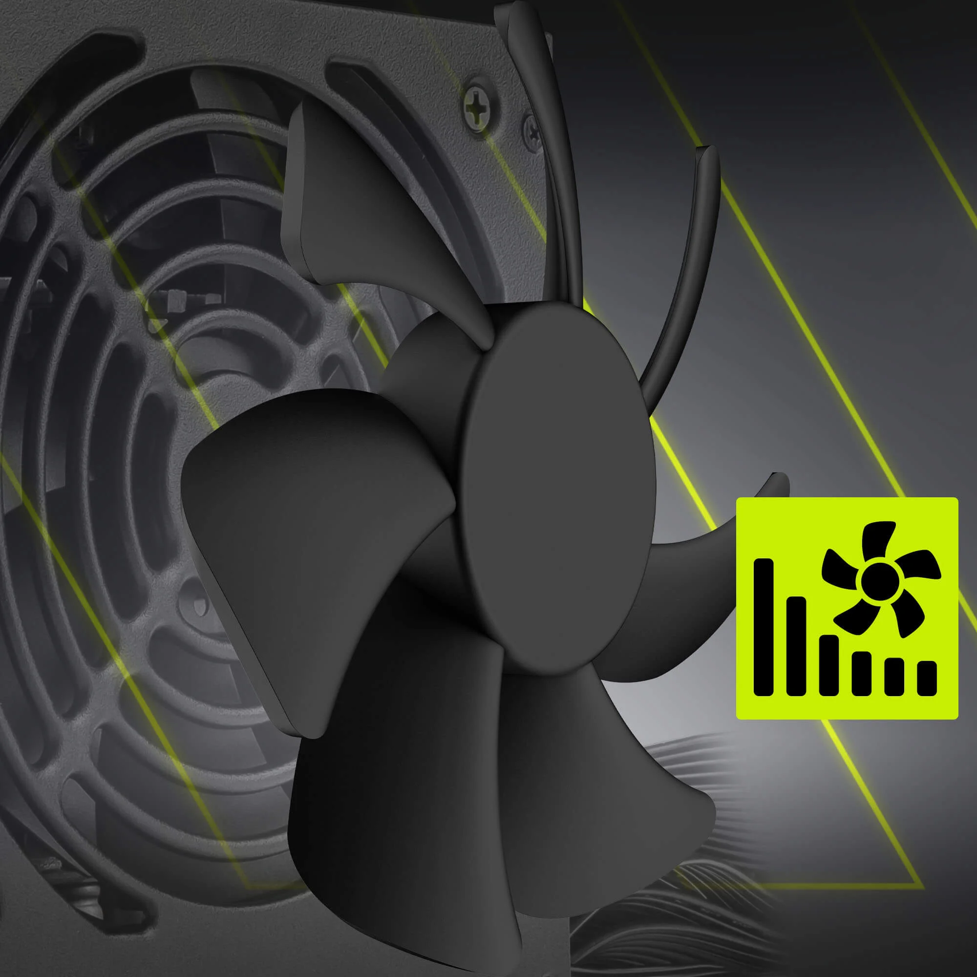 Document 120 mm Fan Fan e�risi, g�r�lt� seviyesi d���k ve etkili so�utma sunan bir ��k��