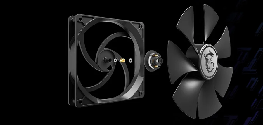 MSI AKI�KAN D�NAM�K RULMAN Bu g�� kayna��n�n fan�nda hem fan�n par�a �mr�n� uzatmak,