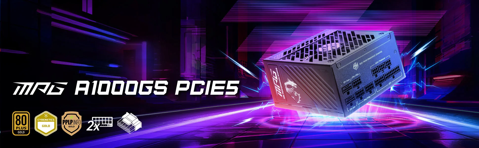 Document Dayan�kl� ve Sessiz MPG A1000GS PCIE5, g�� verimlili�inde 80 PLUS Gold sertifika