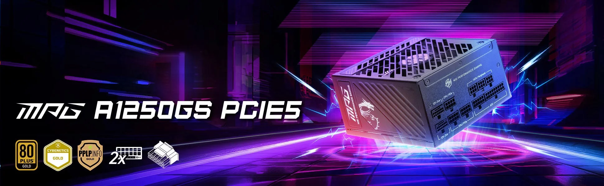 Document Dayan�kl� ve Sessiz MPG A1250GS PCIE5, sundu�u 80 PLUS Gold g�� verimlili�i, �if
