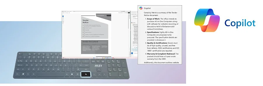 MODERN AM273QP AI 1UM-075XTR modern am273qp ai 1um 075xtr msi ve microsoft copilot