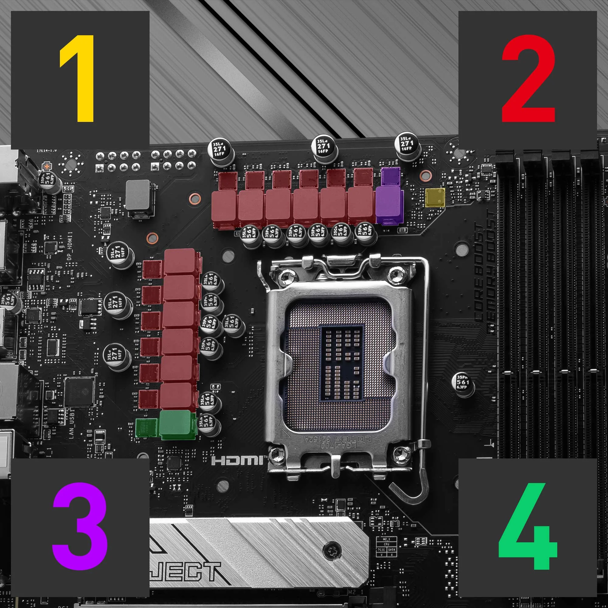 Document 12+1+1 Faz Duet Rail G�� Sistemi75A DrMOS ile Dual 8 pinli g�� konnekt�rleri ve