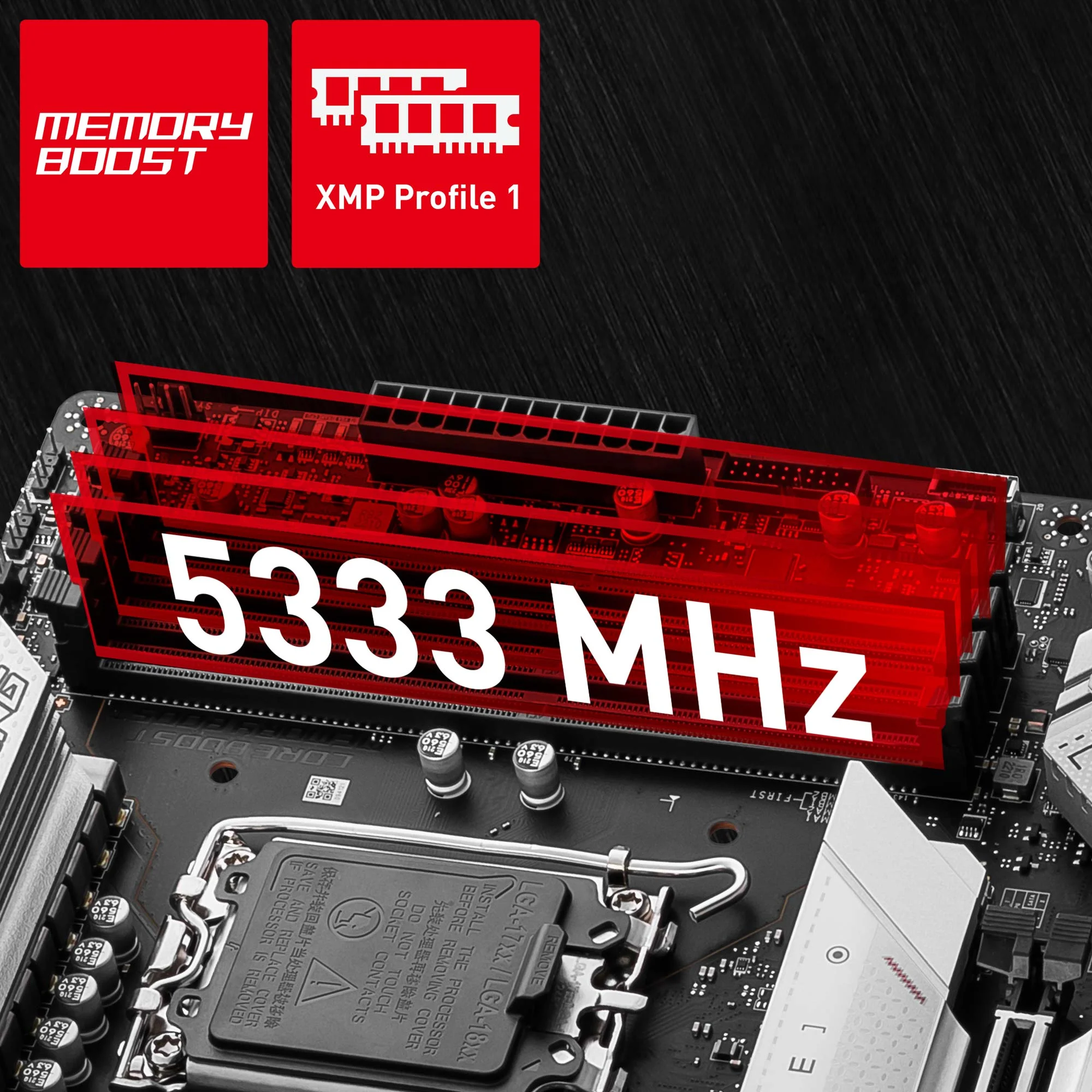 Document 4 x DDR4 Dual Channel (5333+ MHz OC) Memory Boost: Tamamen izole edilen DDR devr