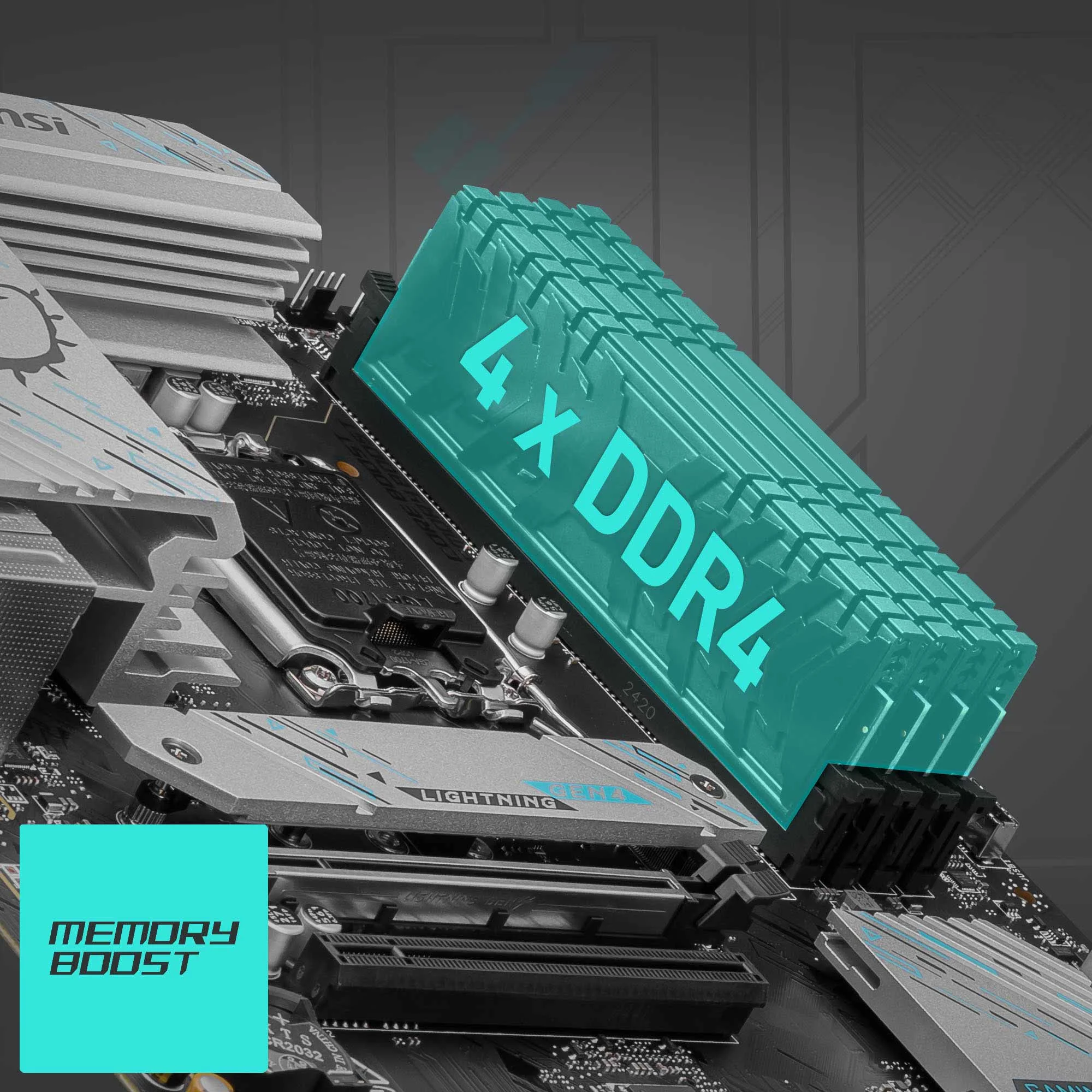 Document 4 x DDR5 Dual Channel (5333 MHz HIZA�IRTMALI)* Memory Boost: Tamamen izole edile