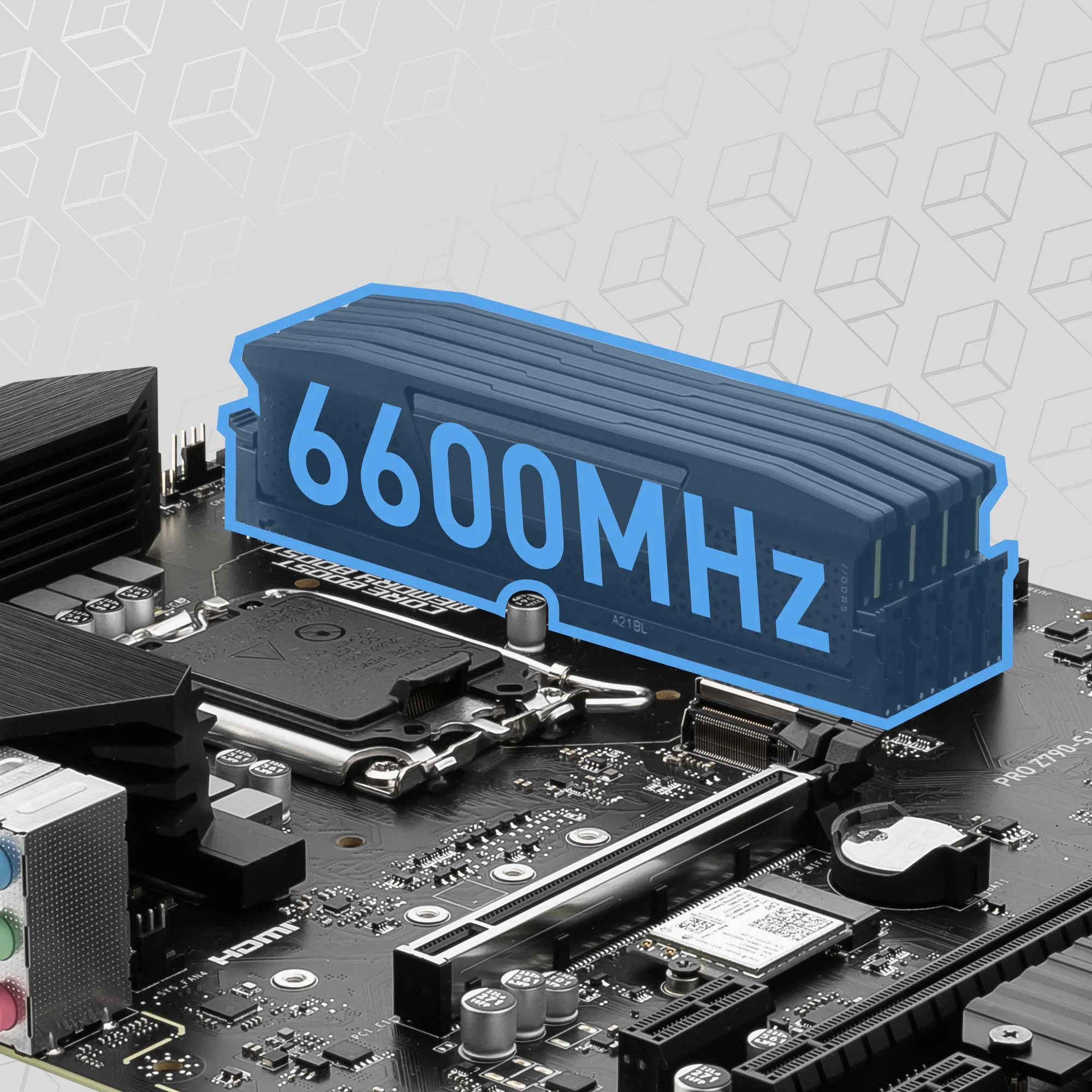Document 4 x DDR5 Dual Channel (6600 MHz OC) Memory Boost: Tamamen izole edilen DDR devre