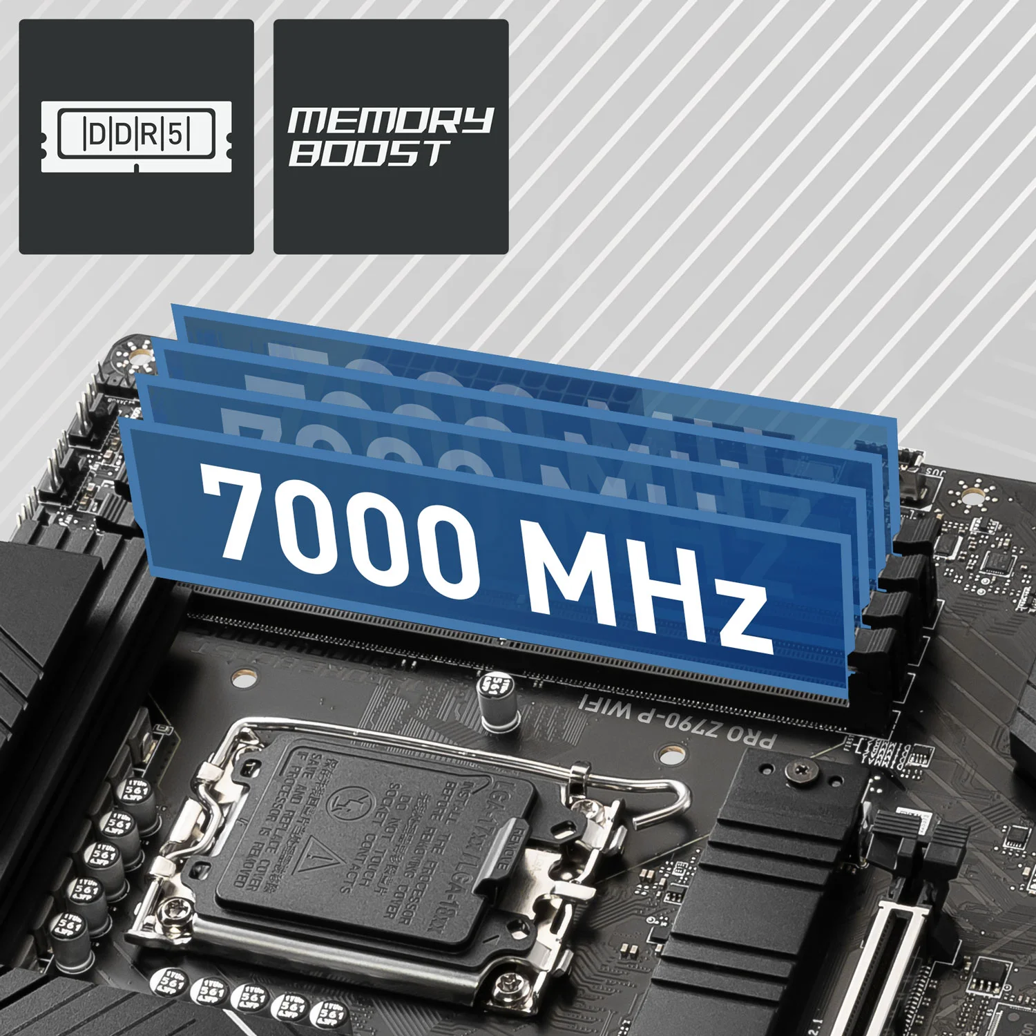 Document 4 x DDR5 Dual Channel (7000 MHz OC) Memory Boost: Tamamen izole edilen DDR devre