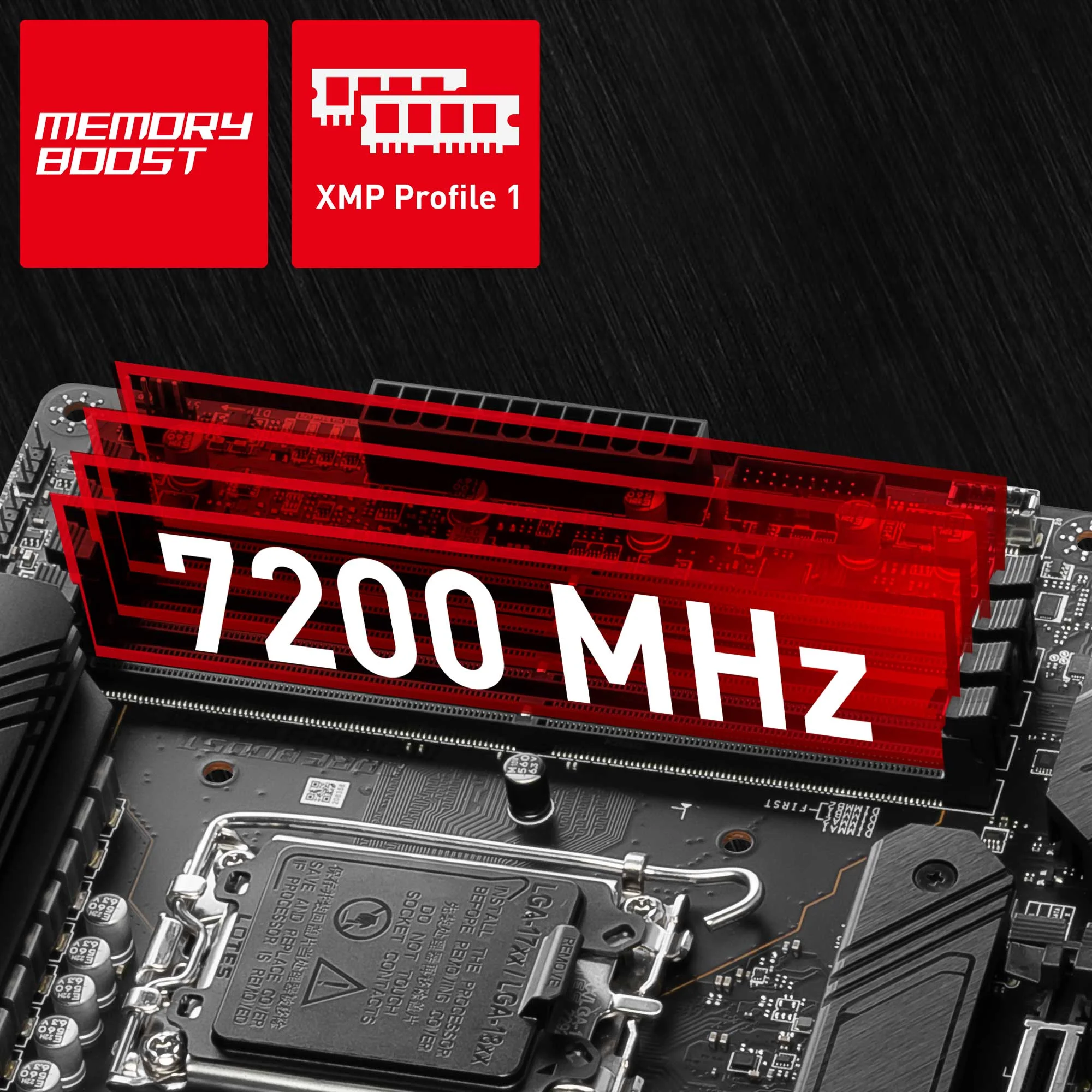 Document 4 x DDR5 Dual Channel (7200 MHz HIZA�IRTMALI*) Memory Boost: Tamamen izole edile