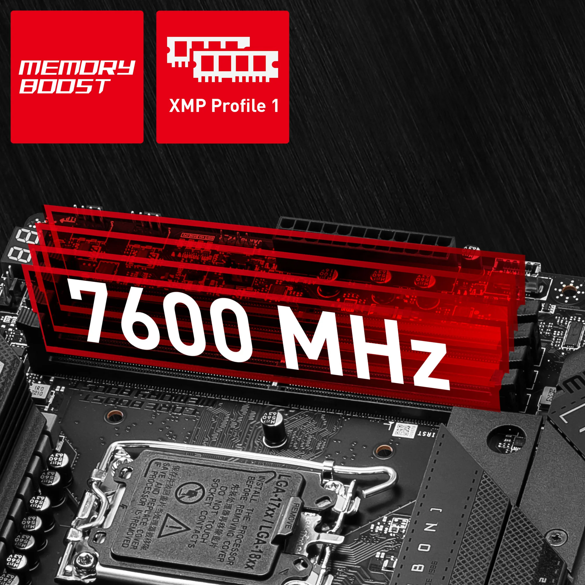 Document 4 x DDR5 Dual Channel (7600+ MHz OC) Memory Boost: Tamamen izole edilen DDR devr