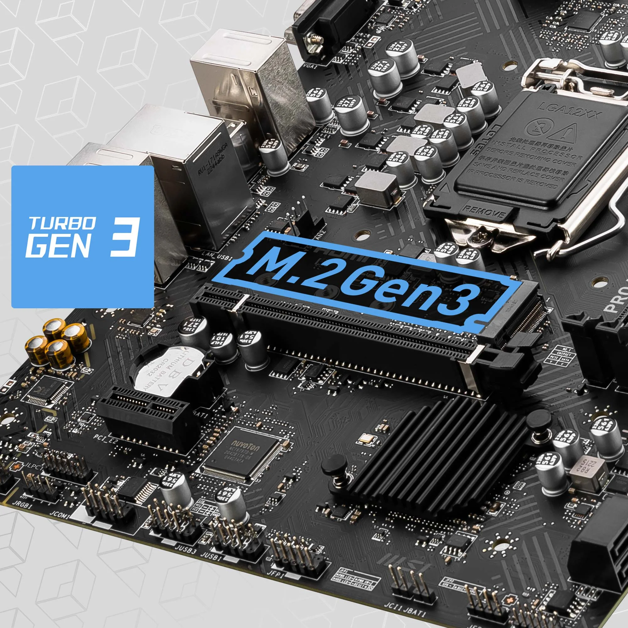 Document Gen3 M.2 Konnekt�r� PRO H510M-B anakart, MSI'�n Gen4 M.2 slotlar� ile gelir: 1 x